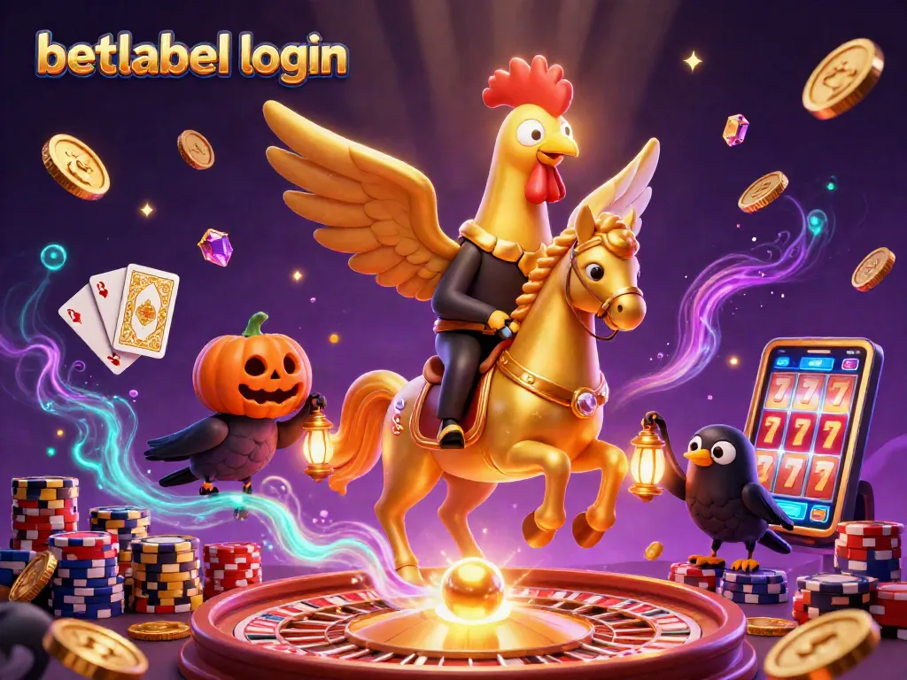 Experience the excitement of betlabel login amidst cascading coins and vibrant gaming elements.