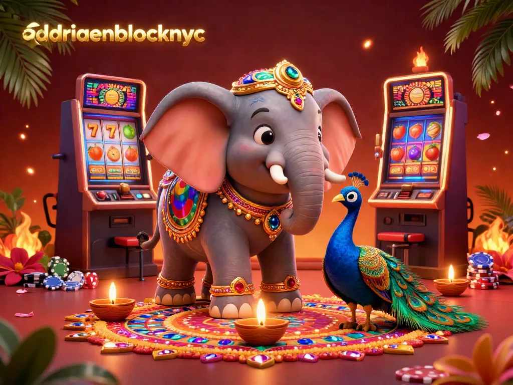 Engage in winning strategies at adriaenblocknyc featuring rich casino elements and festive themes.