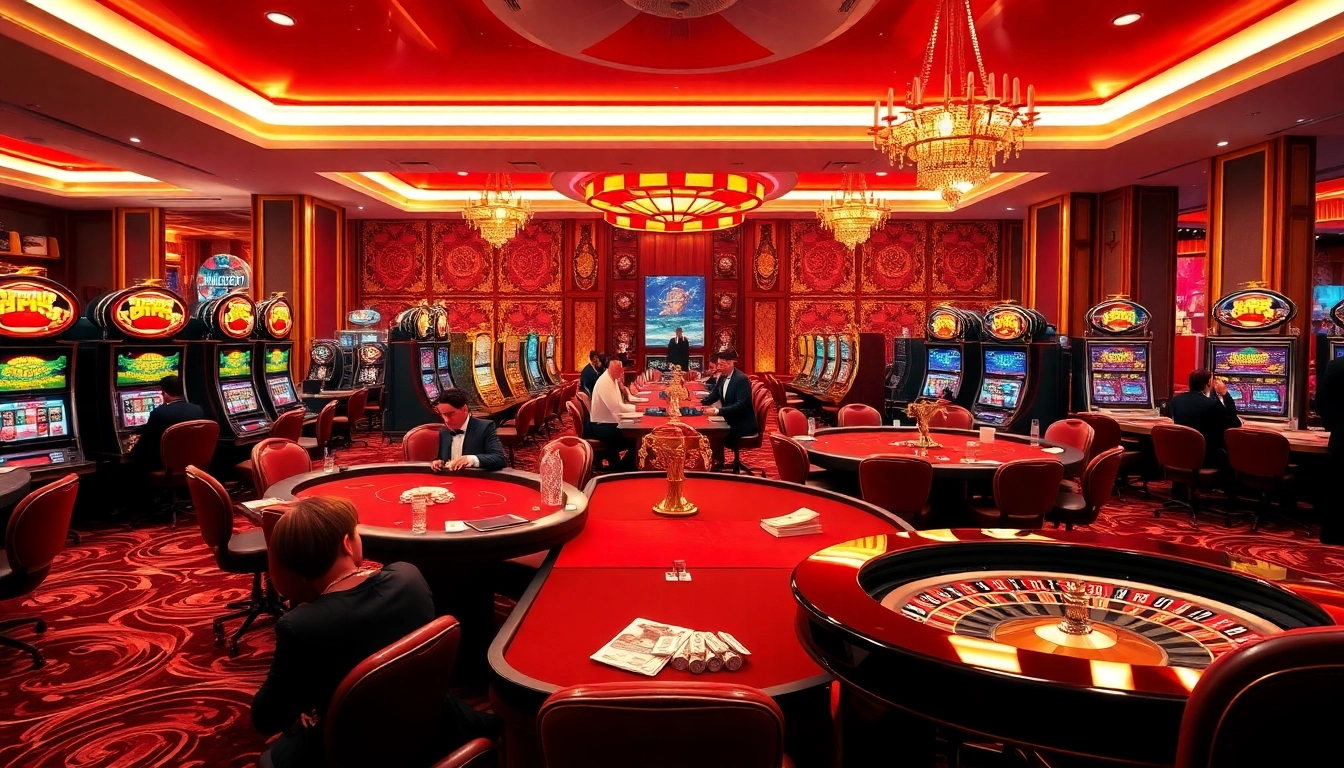 Experience the excitement of casino 8kbet with high-stakes tables, luxurious ambiance, and engaging players.