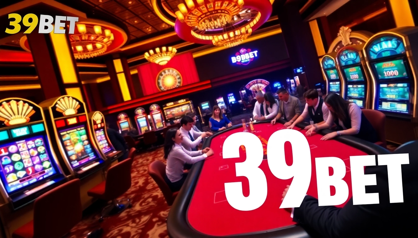 Join the thrilling action at 39BET with vibrant casino games and players betting.