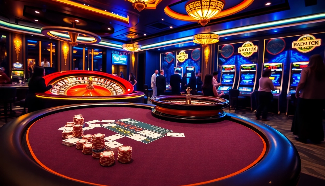 Experience high-stakes gaming at 6623 Galaxy casino with vibrant tables and elegant atmosphere.