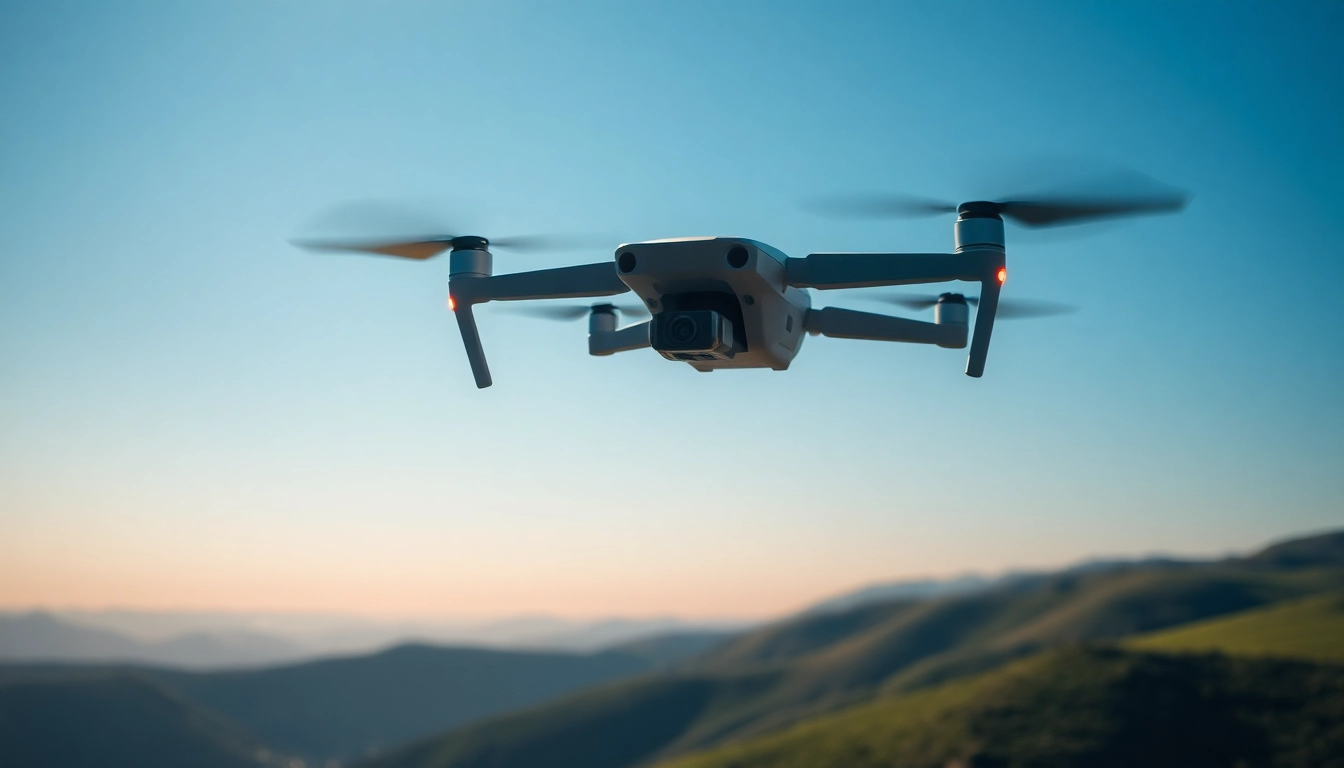 Volando alto, il mavic 3t cattura la bellezza del paesaggio al tramonto con dettagli nitidi.