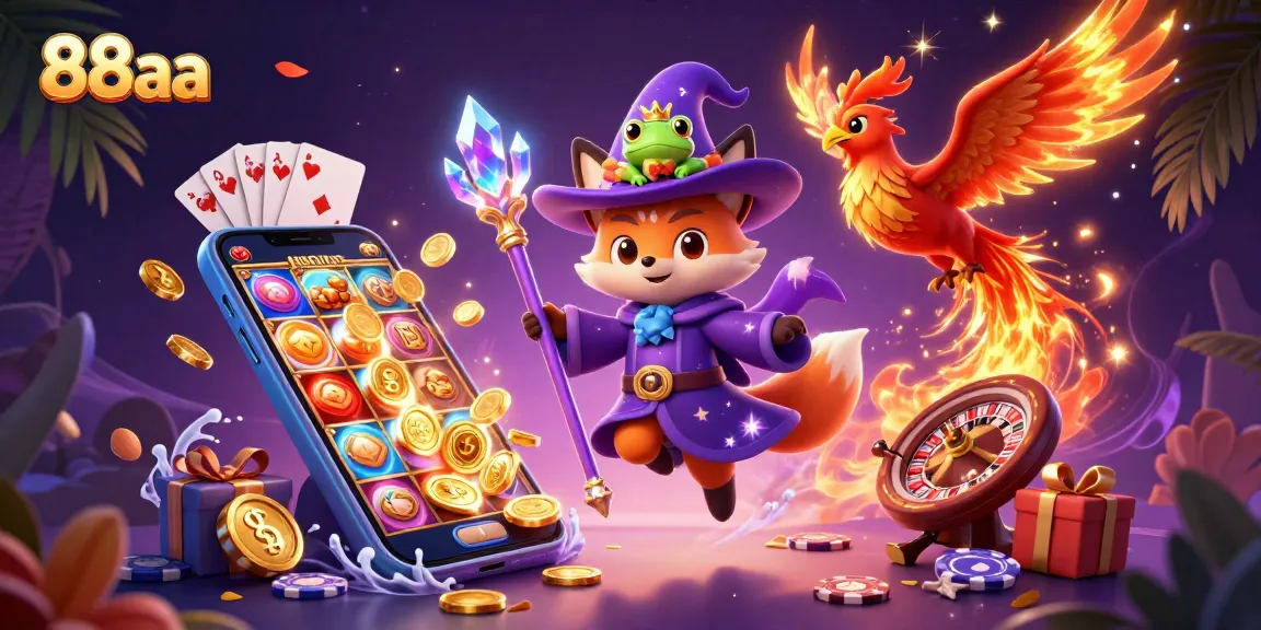 Experience captivating slot games at 88aa with vibrant, enchanting visuals and thrilling action.