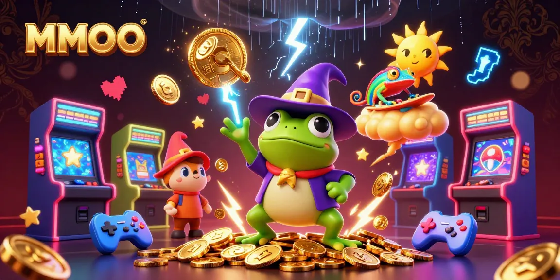 Experience MMOO's exciting online casino world with vibrant characters and dynamic gameplay elements.