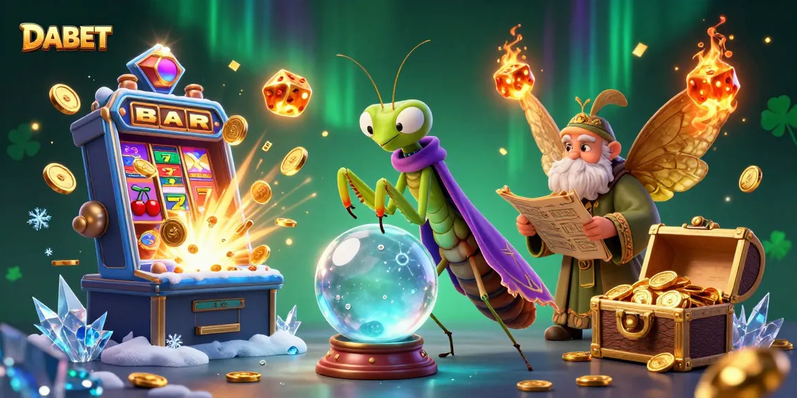 DABET engages players with vibrant 3D casino elements and mystical characters, emphasizing exciting gameplay.