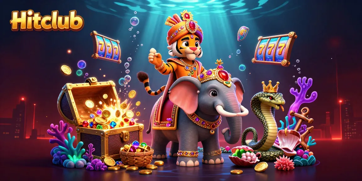 Hitclub offers thrilling slot games with radiant treasures and captivating graphics.