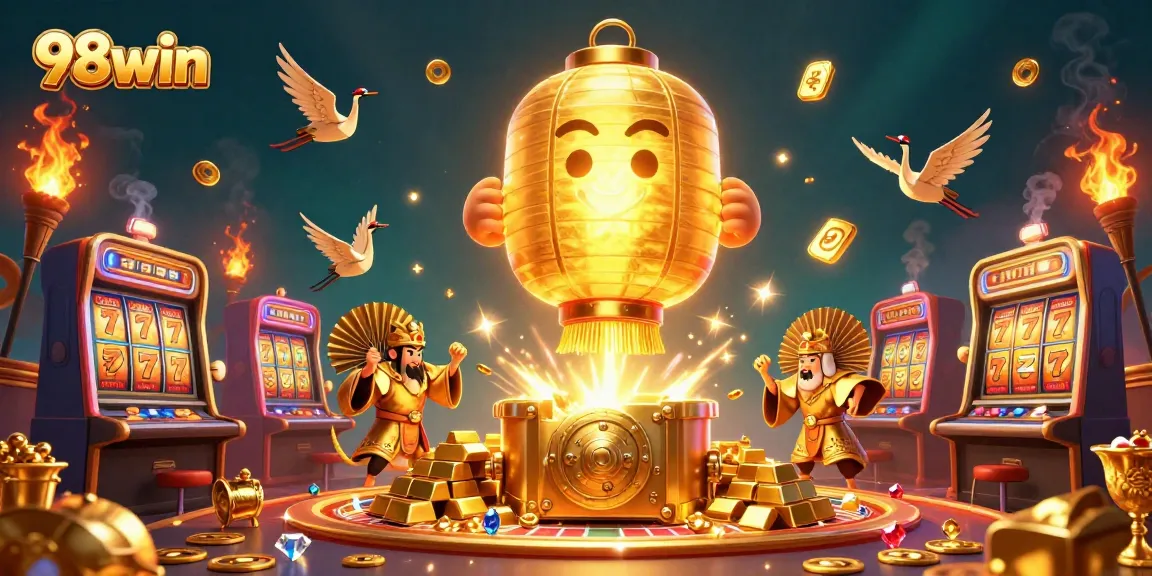 Experience the excitement of 98win with vibrant casino action and glowing treasures.