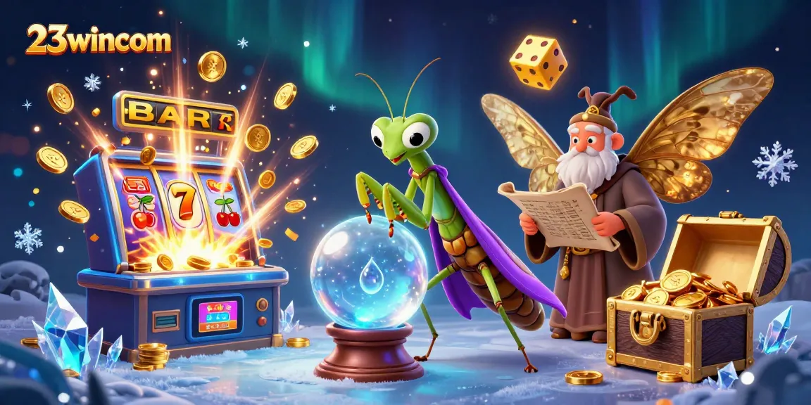 Engage with 23wincom's vibrant casino experience featuring dynamic slot gameplay and character interactions.