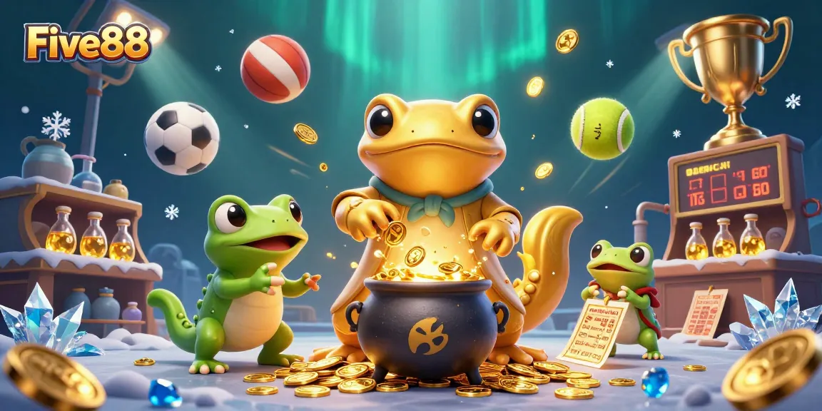 Join the excitement at Five88 with a captivating scene of 3D characters in a vibrant casino atmosphere.