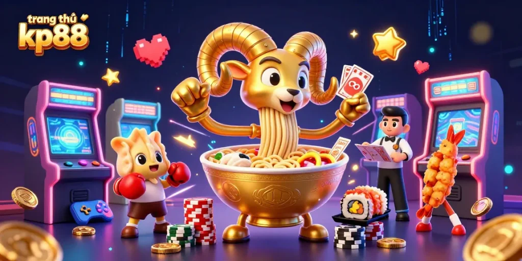 Engage with the exciting offerings on trang chủ kp88's online platform featuring vibrant characters and casino elements.