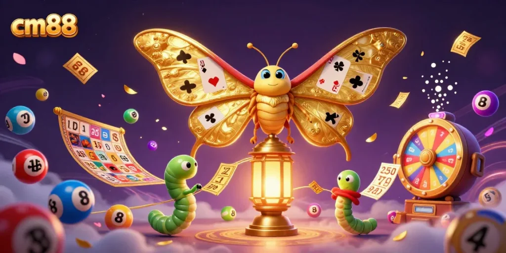 Experience thrilling gameplay at cm88 with vibrant lottery elements and majestic casino motifs.